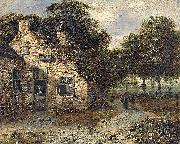 Jan Wijnants A peasant cottage oil